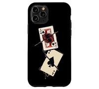 Carcasa para iPhone 11 Pro Jugando a Las Cartas I Casino Juego I Blackjack