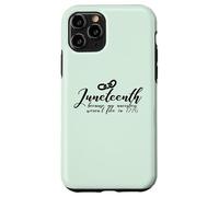 Carcasa para iPhone 11 Pro JUNETEENTH Porque mis antepasados no Eran Libres en 1776 Meme