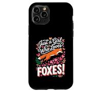 Carcasa para iPhone 11 Pro Just a Girl Who Loves Foxes! Sweet Woodland Wildlife