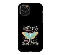 Carcasa para iPhone 11 Pro Just A Girl Who Loves Luna Moths Moon Insect Lover