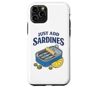 Carcasa para iPhone 11 Pro Just Add Sardines Funny Seafood Lover Retro Fish Tin Humor