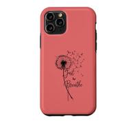 Carcasa para iPhone 11 Pro Just Breathe Dandelion Butterfly Inspirational Boho Floral