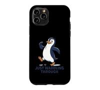 Carcasa para iPhone 11 Pro Just Waddling Through Cute Penguin Cartoon