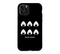 Carcasa para iPhone 11 Pro Kawaii Onigiri Friends Cute Japanese Rice Ball Personajes