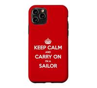 Carcasa para iPhone 11 Pro Keep Calm and Carry On I'm a Sailor - Divertido