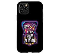 Carcasa para iPhone 11 Pro Keep Calm and Flip On Retro Pinball Arcade Game