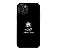 Carcasa para iPhone 11 Pro Keep Calm and Go Sprint/Funny Athletics Sprinter Design