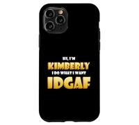 Carcasa para iPhone 11 Pro Kimberly Joke Idgaf Meme Funny Halloween Costume For Kim