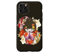 Carcasa para iPhone 11 Pro Kokeshi Doll Koi Fish Japonés Estética Amante