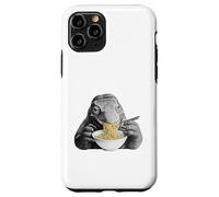 Carcasa para iPhone 11 Pro Komodo Dragon Comiendo Fideos Ramen Divertido Amante de Reptiles