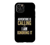 Carcasa para iPhone 11 Pro La Aventura está Llamando Lo Estoy ignorando Introvertido Hiker