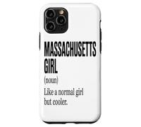 Carcasa para iPhone 11 Pro La Chica De Massachusetts Es como Una Chica Normal Pero con