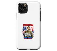 Carcasa para iPhone 11 Pro La Libertad está al Lado del Valiente Tributo patriótico