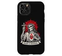 Carcasa para iPhone 11 Pro La Muerte es derrotada Oscuro Cristiano Gótico Esqueleto Fe G