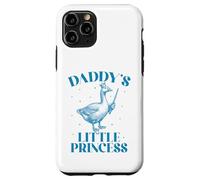 Carcasa para iPhone 11 Pro La pequeña Princesa con Corona de Ganso de papá y su Linda Hija