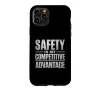 Carcasa para iPhone 11 Pro La Seguridad es mi Ventaja competitiva | Regalo de Seguridad en el Lugar de Trabajo