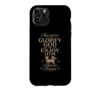 Carcasa para iPhone 11 Pro La teología reformada glorifica a Dios Christian Westminster Cita