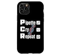 Carcasa para iPhone 11 Pro Lab Tech Técnico de ADN Biología Molecular Pipeta Ciencia