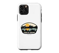 Carcasa para iPhone 11 Pro Lago di Lugano Italia Design Vacation Souvenir