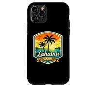 Carcasa para iPhone 11 Pro Lahaina Oahu North Shore Hawaii Puesta de Sol Palm Beach