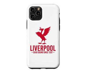 Carcasa para iPhone 11 Pro Lámina roja de Liverpool Dead Sound Since 1207 Liver Bird
