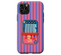 Carcasa para iPhone 11 Pro Lata Retro para sardinas, Estilo Vintage, con Rayas Rosas, costeras y veraniegas