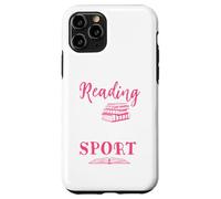 Carcasa para iPhone 11 Pro Leer es mi Lector de Gusanos de Biblioteca para Amantes de los Libros Deportivos