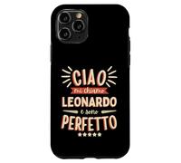 Carcasa para iPhone 11 Pro Leonardo Idea Regalo Personalizzata Nome Divertente