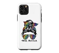 Carcasa para iPhone 11 Pro Leopard Rainbow Nail Hustler Nail Tech Techniques Nail Boss