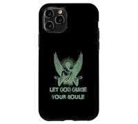 Carcasa para iPhone 11 Pro Let God Guide Your Soul Ángel Alas Fe Espiritual