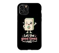 Carcasa para iPhone 11 Pro Let The Good Times Roll Mahjong Player Tile Game Estrategia