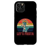 Carcasa para iPhone 11 Pro Let's Fiesta, Divertido Dinosaurio T-Rex del Cinco de Mayo