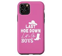 Carcasa para iPhone 11 Pro Lets Go Girls Cowboy Women Last Hoe Down Bachelorette Party