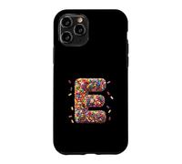 Carcasa para iPhone 11 Pro Letter E Candy Rainbow Sprinkles Monogram Men, Women, Kids