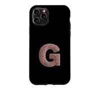 Carcasa para iPhone 11 Pro Letter G Candy Rainbow Sprinkles Monogram Men, Women, Kids