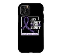 Carcasa para iPhone 11 Pro Lewy Body Demencia Concientia Cinta Púrpura Su Lucha