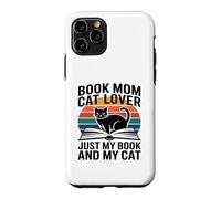 Carcasa para iPhone 11 Pro Libro Mamá Gato Amante Solo Mi Libro Y Mi Gato