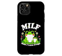 Carcasa para iPhone 11 Pro Lindo Milf Hombre Amo Ranas Rana Divertido Anfibio Papá Broma
