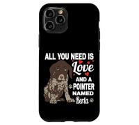 Carcasa para iPhone 11 Pro Lindo Puntero Llamado Berta para alemán Puntero de Pelo Corto