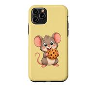Carcasa para iPhone 11 Pro Lindo ratón de Dibujos Animados con Galletas Dulce Snack