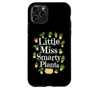 Carcasa para iPhone 11 Pro Little Miss Smarty Plants Jardinero Jardinería Flores Juego de Palabras