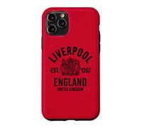 Carcasa para iPhone 11 Pro Liverpool EST. 1207 Inglaterra Reino Unido Negro Print