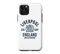 Carcasa para iPhone 11 Pro Liverpool EST. 1207 Inglaterra UK Navy Print