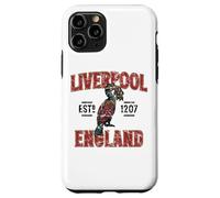 Carcasa para iPhone 11 Pro Liverpool Estableció Inglaterra 1207 Detallado Liverbird Envejecido