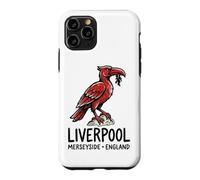 Carcasa para iPhone 11 Pro Liverpool Merseyside England Zine-Ink Hígado Bird