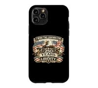Carcasa para iPhone 11 Pro Llevé Uniforme Durante 250 años, Veterano de la Libertad, Eagle Flags, EE. UU.
