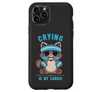 Carcasa para iPhone 11 Pro Llorar es mi Mapache Cardiovascular