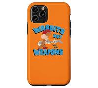Carcasa para iPhone 11 Pro Looney Tunes Elmer and Bugs Wabbits Not Weapons