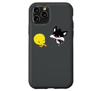 Carcasa para iPhone 11 Pro Looney Tunes Sylvester and Tweety Chibi Chase