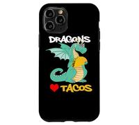 Carcasa para iPhone 11 Pro Los Dragones aman los Tacos